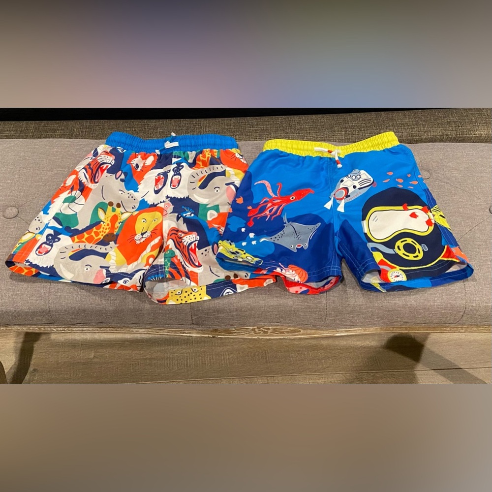 Mini Boden Boys Swim Trunks